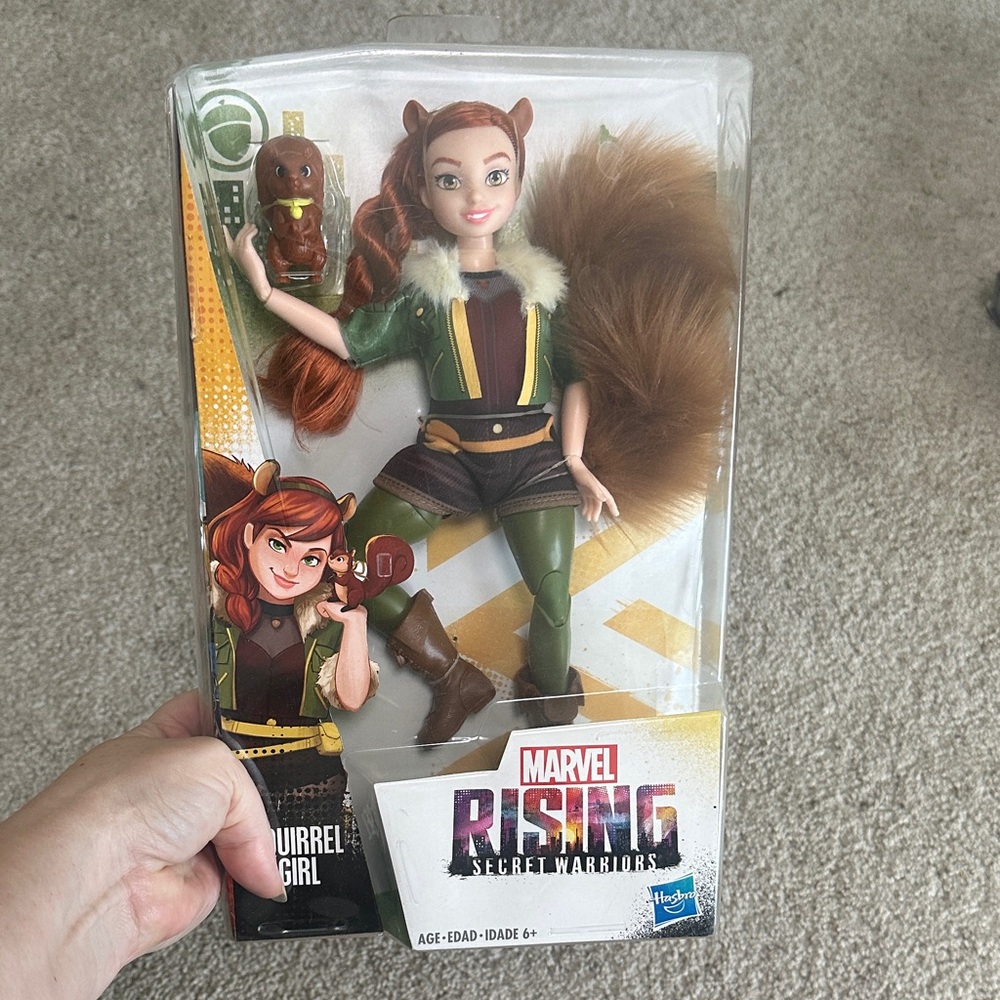 Marvel Squirrel Girl Doll with Green and Brown Outfit